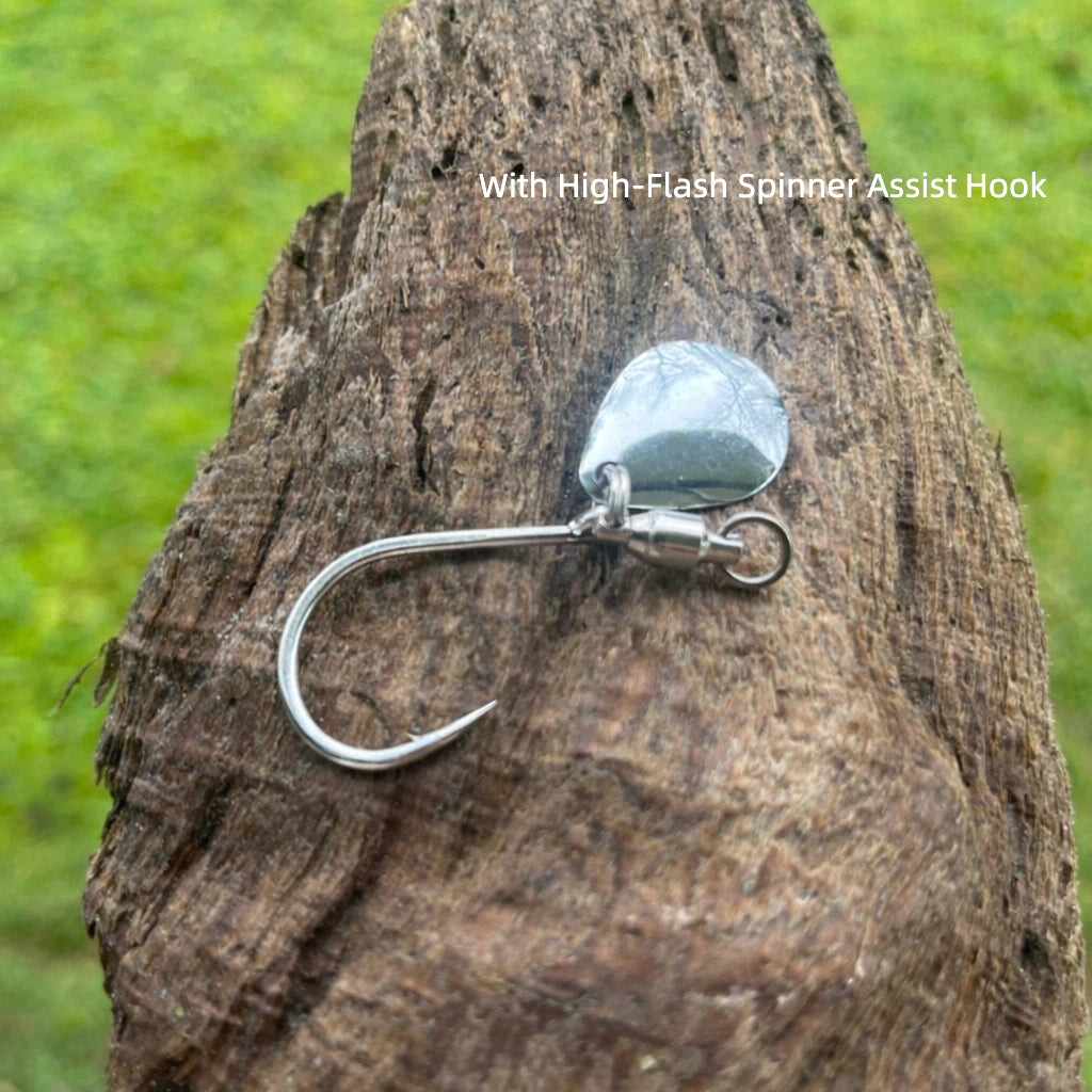 Finex Sky Dancer High-Flash Shore Jig • Spinner Hook