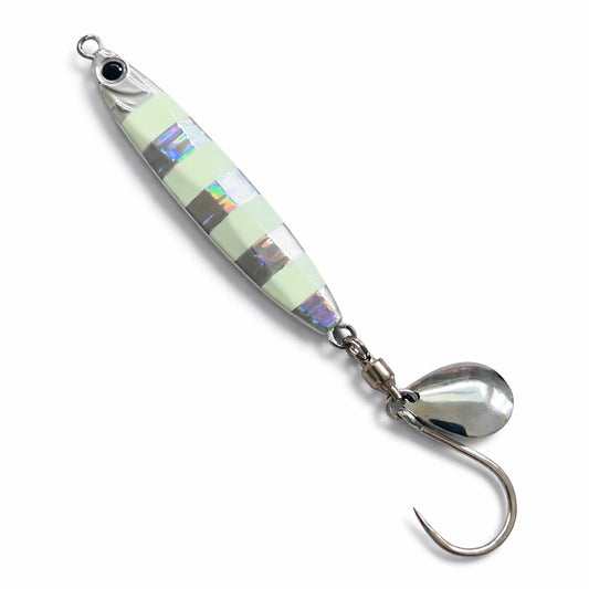 Finex Sky Dancer High-Flash Shore Jig • Spinner Hook