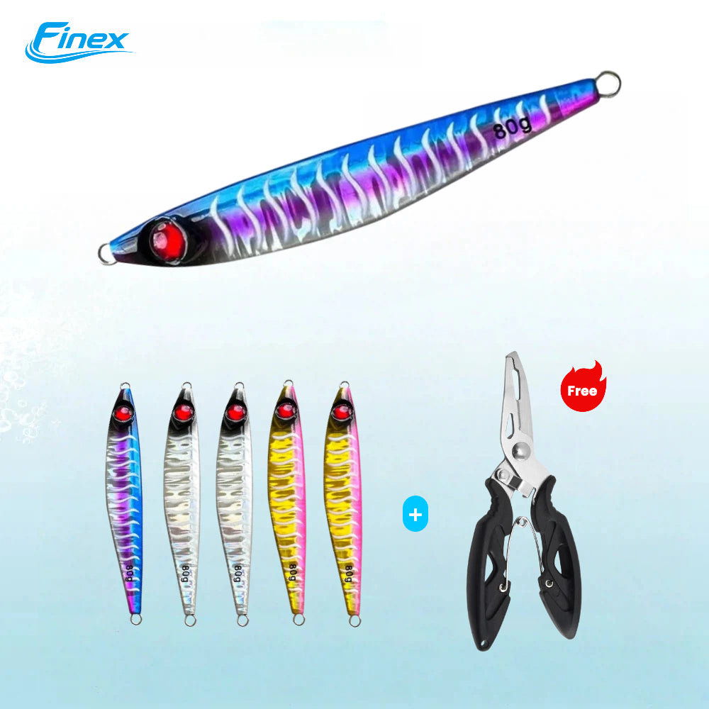 6-Pack Shore Seeker – Long Cast · Fast Sink Set+ Free Portable Fishing Pliers