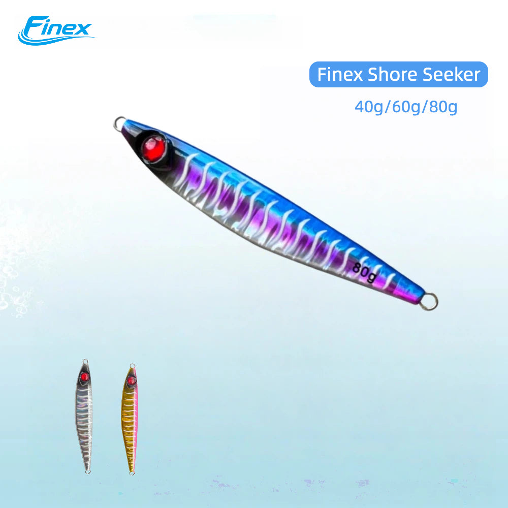 Finex Shore Seeker shore Jig • Fast Sink • Spinner Hook